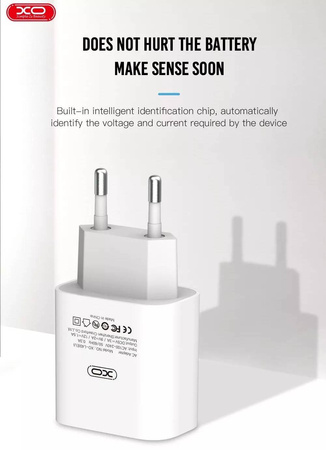 Szybka ładowarka sieciowa USB-C XO L40 QC3.0 PD 18W
