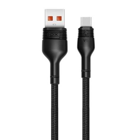 Kabel USB typ-C 5A 1m XO czarny